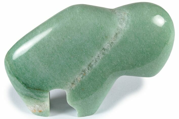 Polished Green Aventurine Bison - India #308688